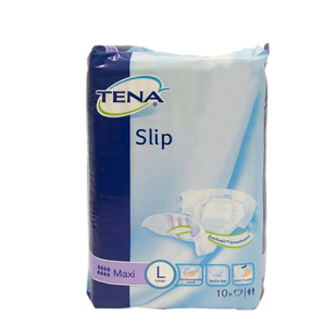 tena slip maxi pannolino l 10 pezzi bugiardino cod: 971356466 