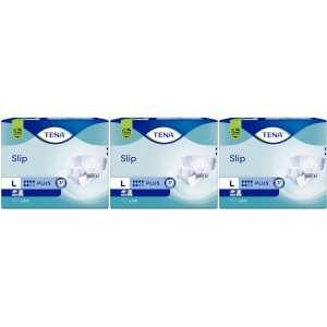 Trova Offerte di tena® slip plus l set da 3 3x30 pz assorbenti e compra online