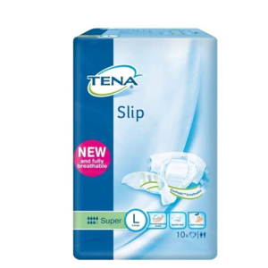 tena slip super pannolino l 10 pezzi bugiardino cod: 971356441 