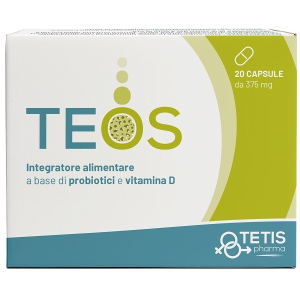 Teos integratore di probiotici e vitamina d 20 capsule