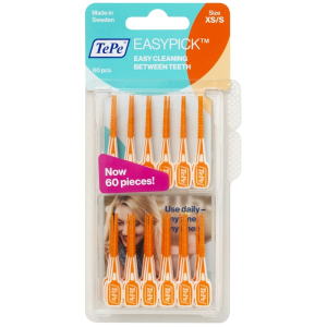 Trova Offerte di tepe easypick scovolini arancioni xs/s per spazi interdentali stretti 60 pezzi e compra online