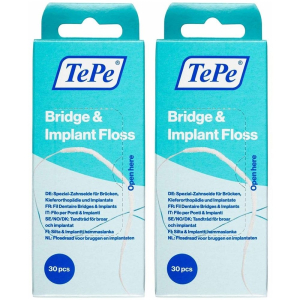 Trova Offerte di tepe filo ponti & impianti bridge implant floss 30 pezzi set da e compra online