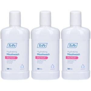 Trova Offerte di tepe® hydrating mouthwash collutorio bocca secca senza aroma 3x500 ml e compra online