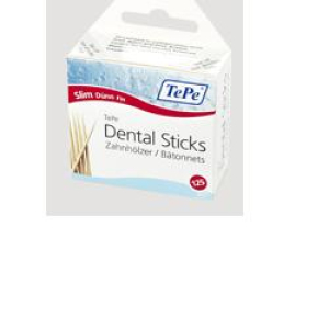 tepe stick dentale legno sottile 125 stick bugiardino cod: 935426573 