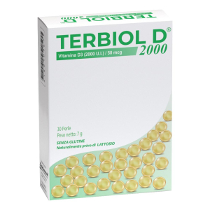 terbiol d 2000 30 capsule soft gel bugiardino cod: 980907671 