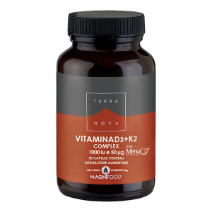 terranova vitamina d3+k2 50 capsule bugiardino cod: 976679656 