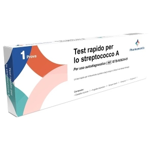 Trova Offerte di Test antigenico rapido pharmamentis strep a autodiagnostico rilevazione qualitativa antigene streptococco a in tamponi faringei 1 pezzo e compra online