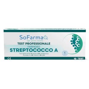 Trova Offerte di test rapido faringeo strepto a sofarmapiu' rilevazione antigene streptococco a su tampone faringeo mediante immunocromatografia professionale 10 pezzi e compra online
