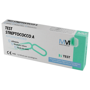 Trova Offerte di test streptococco a autodiagnostico munus medical rilevazione batterio streptococco b-emolitico di gruppo a da tampone faringeo e compra online