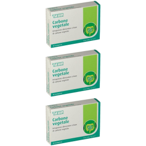 Trova Offerte di teva carbone vegetale compresse 3x40 pz e compra online