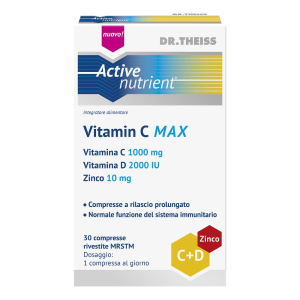 theiss an vitamin c max 30 compresse bugiardino cod: 982408041 