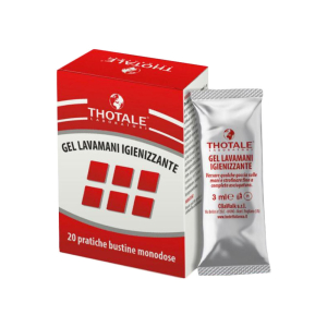 thotale gel igienizzante mono 20 bustine bugiardino cod: 980370086 