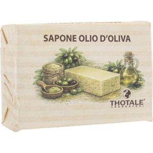 Trova Offerte di thotale sapone solido all'olio - saponetta detergente ed emolliente per corpo e mani, 100 g e compra online