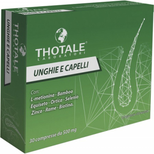 thotale unghie e capelli 30 compresse bugiardino cod: 980817340 