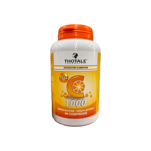 Trova Offerte di thotale vitamina c 1000 - integratore alimentare antiossidante con vitamina b2, 90 compresse e compra online