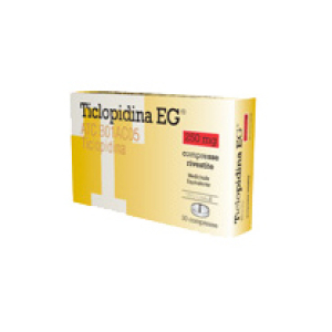 ticlopidina eg 30 compresse rivestite 250mg bugiardino cod: 035098019 
