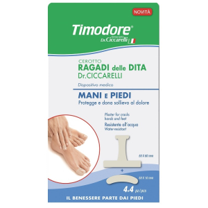 Trova Offerte di timodore cerotto ragadi dita mani e piedi 50x60 mm 4 pezzi + 50x10 mm 4 pezzi e compra online