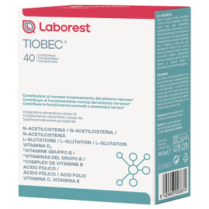 Trova Offerte di tiobec 40 compresse nuova formulazione senza glutine senza lattosio e compra online