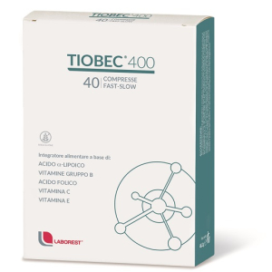 Tiobec 400 integratore per il sistema nervoso 40 compresse fast-slow di laborest