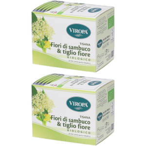 Trova Offerte di tisana fiori di sambuco & tiglio fiore biologico bustine 21 g e compra online