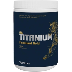 Trova Offerte di Titanium flexguard gold - integratore per cavalli sportivi per le articolazioni 1,8 kg e compra online