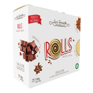 Trova Offerte di tomasello rolls merendina di pan di spagna con cioccolato e nocciola senza glutine 4 pezzi 72 grammi e compra online