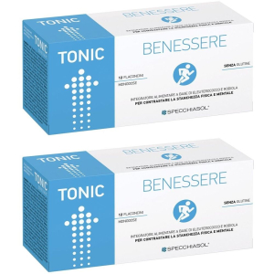 Trova Offerte di tonic benessere 12 flaconcini da 10 ml set da 2 ml soluzione orale e compra online