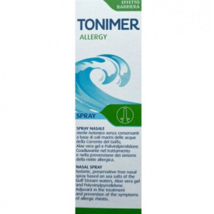 tonimer allergy spray 20ml bugiardino cod: 986118242 