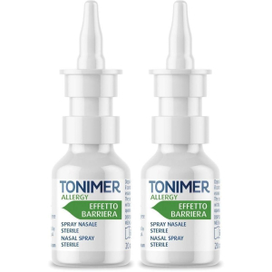 Trova Offerte di tonimer allergy spray nasale effetto barriera 2x20 ml e compra online