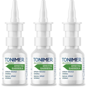 Trova Offerte di tonimer allergy spray nasale effetto barriera 3x20 ml e compra online