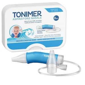 Tonimer aspiratore nasale per lavaggi nasali 0 mesi 1 aspiratore + 2 beccucci