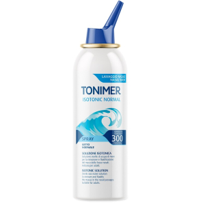 Tonimer isotonic normal 300mosm soluzione isotonica sterile per il lavaggio nasale spray getto normale 100ml