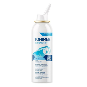 Tonimer isotonic soft 300mosm soluzione isotonica sterile per il lavaggio nasale spray getto nebulizzato 100ml