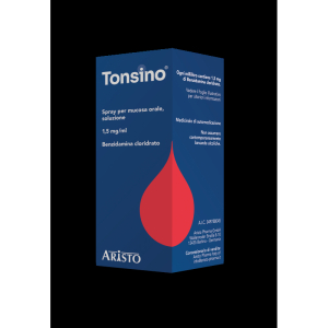 Tonsino 1,5 mg/ml spray per mucosa orale, soluzione  benzidamina cloridrato
