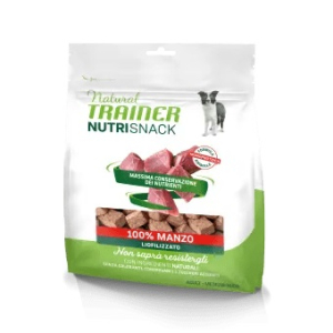 Trova Offerte di trainer natural cane nutrisnack medium/maxi adult 100% manzo 50gr (bustina) e compra online