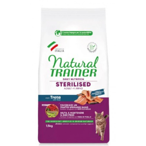 Trova Offerte di trainer natural gatto sterilised trota 1,5kg e compra online