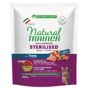 Trova Offerte di trainer natural gatto sterilised trota 300gr e compra online