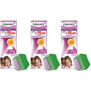 Trova Offerte di Trattamento Spray Pidocchi e Lendini Paranix 100 ml + Pettine Taglio P e compra online