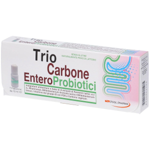 Trova Offerte di trio carbone entero probiotici 4x7 pz flaconcini bevibili e compra online