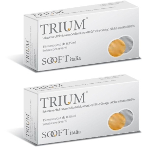 Trova Offerte di trium® soluzione oftalmica monodose set da 2 ml pipette monodose e compra online