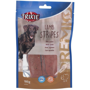 Trova Offerte di trixie premio lamb stripes con agnello 5x100 g strisce e compra online