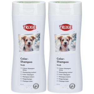 Trova Offerte di trixie shampoo colore bianco o chiaro 2x250 ml e compra online