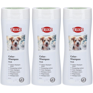 Trova Offerte di trixie shampoo colore bianco o chiaro 3x250 ml e compra online