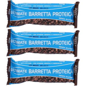 Trova Offerte di ultimate barretta proteica 33% gusto caffè 3x40 g polvere per soluzion e compra online