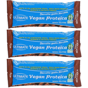 Trova Offerte di ultimate barretta proteica vegana nocciola 3x40 g e compra online