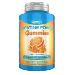 Trova Offerte di Ultimate creatine power gummies integratore per l'attività sportiva gusto arancia 60 caramelle gommose e compra online