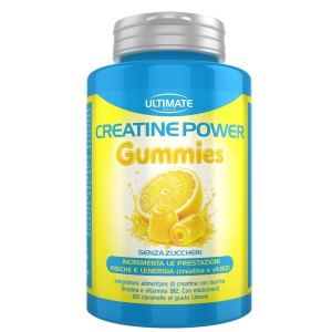 Trova Offerte di Ultimate creatine power gummies integratore per l'attività sportiva gusto limone 60 caramelle gommose e compra online