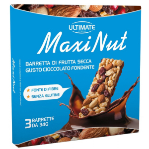 Ultimate - maxi nut barretta proteica gusto frutta secca e cioccolato fondente confezione 1 pezzo