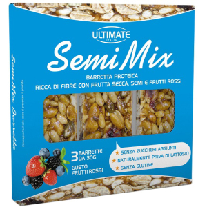 Trova Offerte di ultimate - ultimate barretta semimix frutti rossi confezione 3 pezzi e compra online
