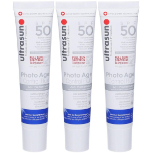 Trova Offerte di ultrasun photo age control fluid spf 50 anti-pigmentation 3x40 ml e compra online